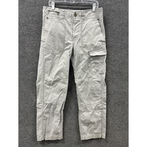 Diesel Mens Cotton Gray Multipocket Casual Straight Cargo Pants Size 30